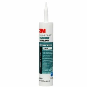 3M™ Marine Grade Silicone Sealant, Clear, 304 mL Cartridge, 12/Caseimage