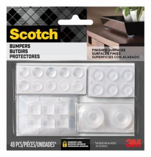 Scotch Bumpers SP942-NA, Clear Multi Shape Pack, 48/pk image Scotch Bumpers SP942-NA, Clear Multi Shape Pack, 48/pkimage
