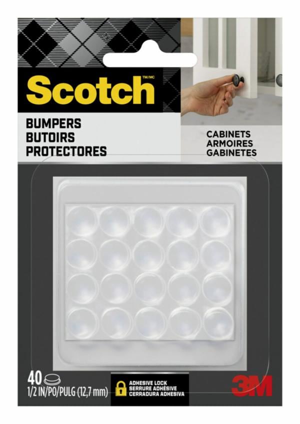 Scotch Self-Stick Rubber Pad Bumpers SP951-NA