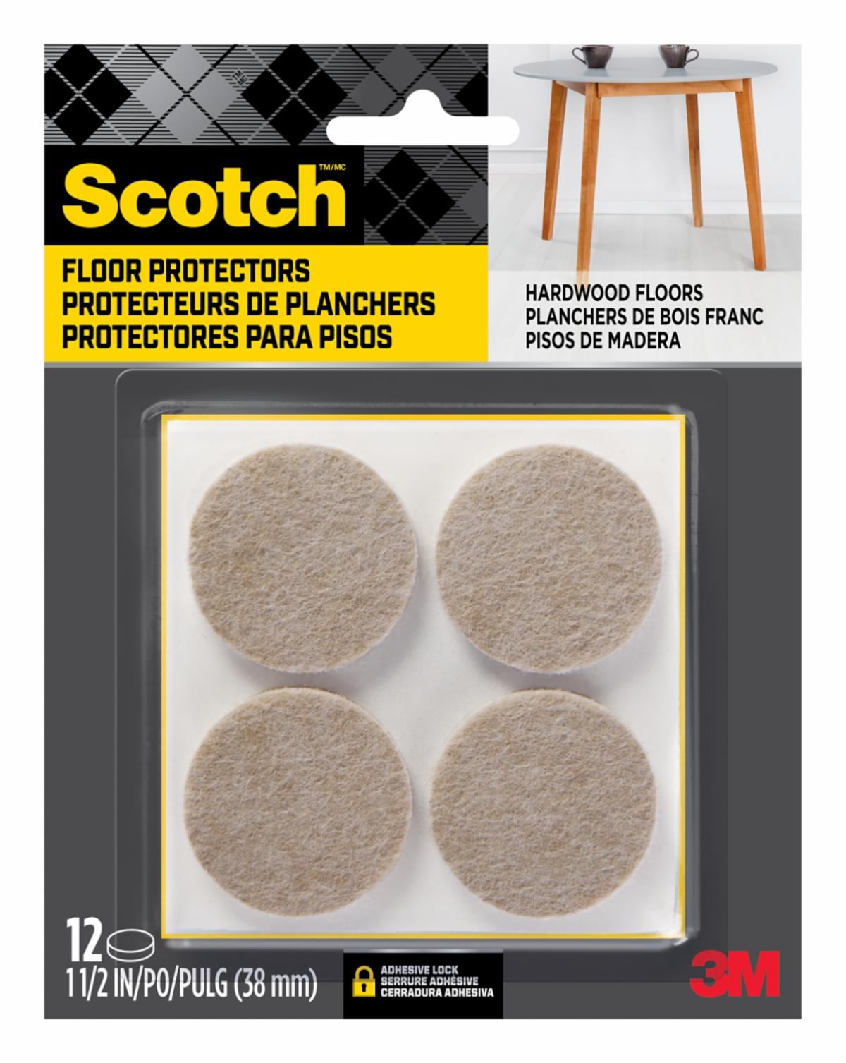 Scotch Round Felt Pads SP803-NA