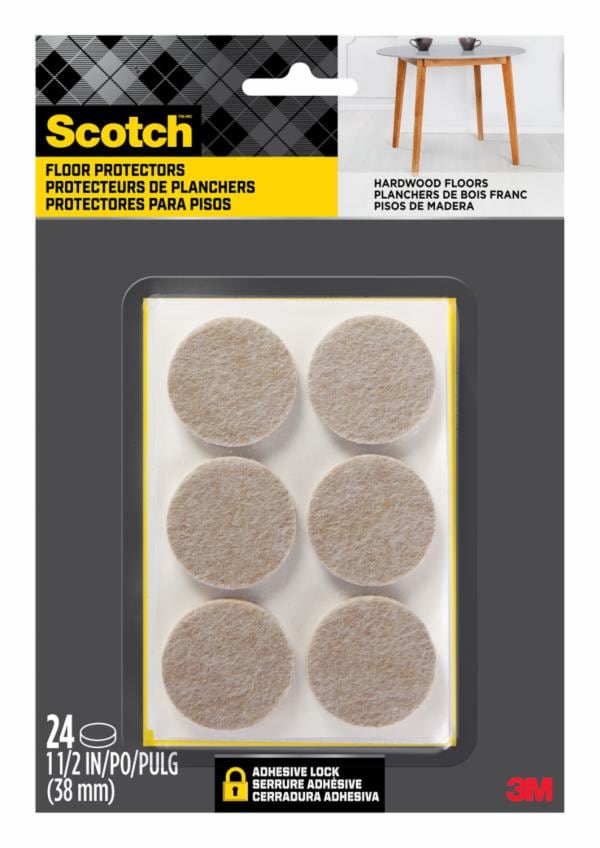 Scotch Round Felt Pads SP804-NA