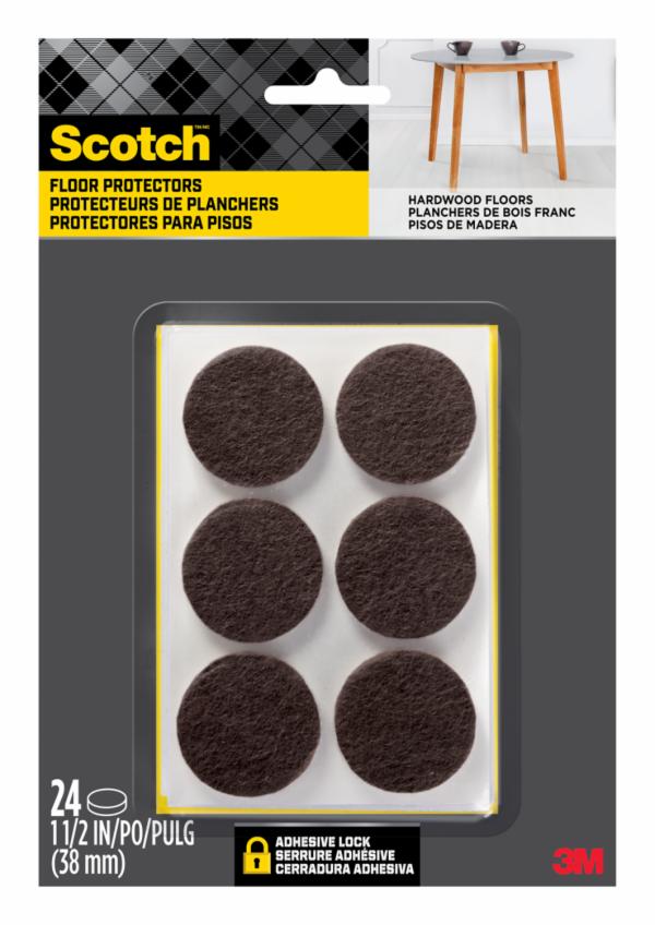 Scotch Round Felt Pads SP824-NA