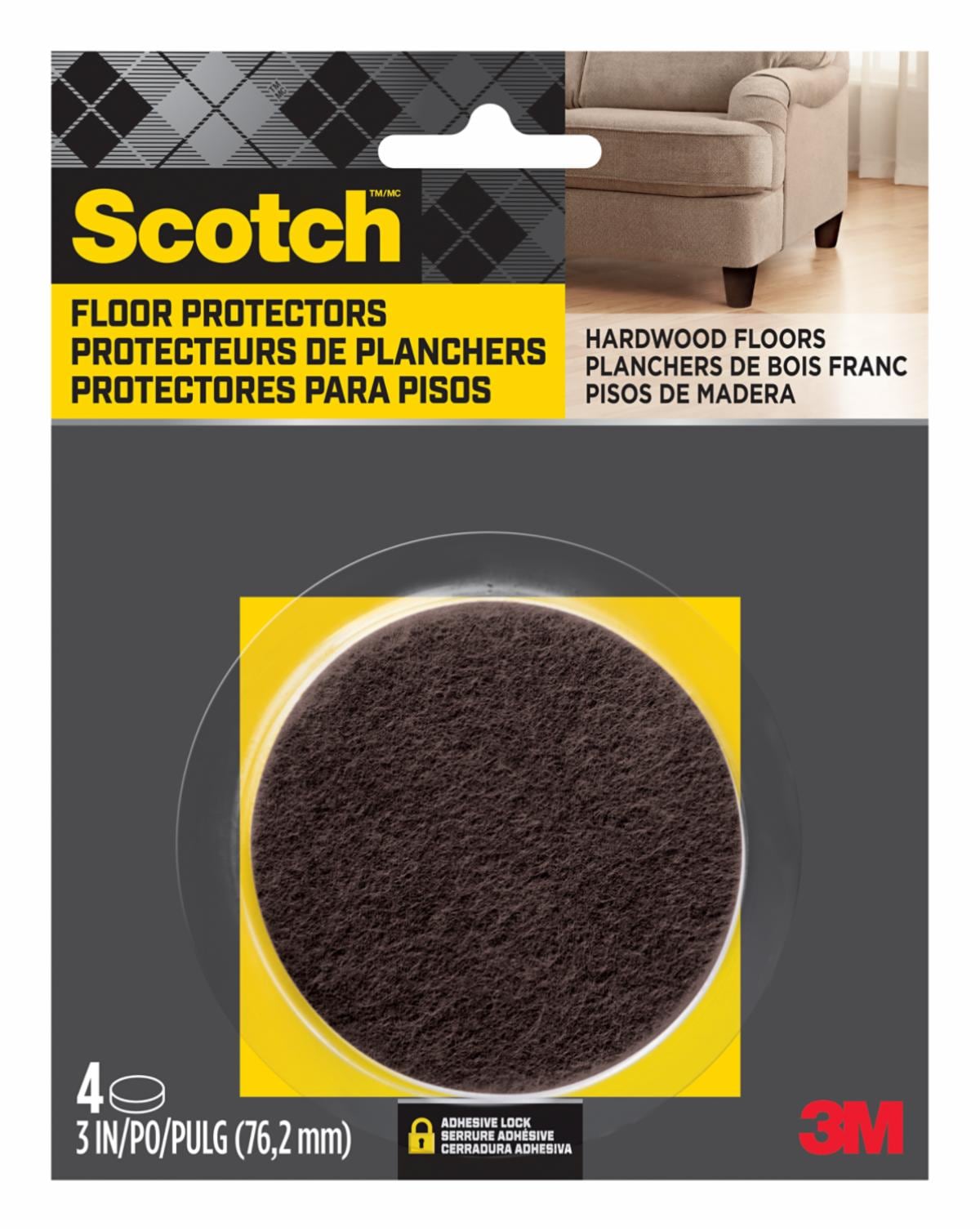 Scotch Round Felt Pads SP828-NA