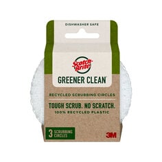 Scotch-Brite Greener Clean - Esponjas exfoliantes antiarañazos, 6 esponjas  de limpieza - Multicleaners