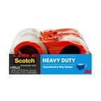 Scotch® Heavy Duty Shipping Packaging Tape, 1.88 in x 54.6 yd, 4 Rolls with Dispensers/Pack