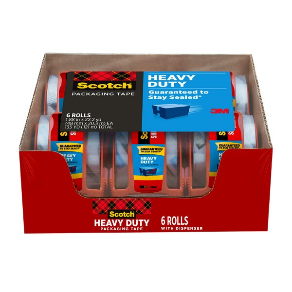 Scotch Heavy Duty Shipping Packaging Tape 142-6