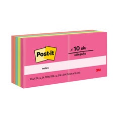 โพสต์-อิท® โน้ต 654-10AN คละสี Poptimistic