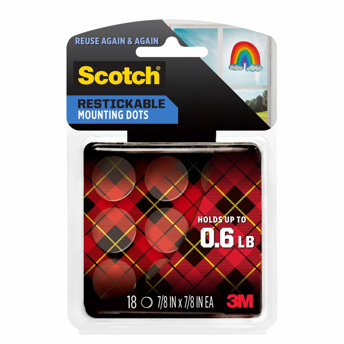 Scotch Restickable Mounting Dots R105S
