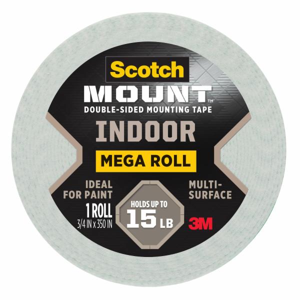 Scotch-Mount Indoor Double-Sided Mounting Tape Mega Roll