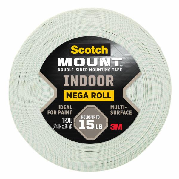 Scotch-Mount Indoor Double-Sided Mounting Tape 110H-MR