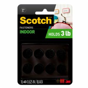 Scotch Indoor Fasteners RF7061, 5/8 in x 5/8 in (15,8 mm x 15,8 mm) image Scotch Indoor Fasteners RF7061, 5/8 in x 5/8 in (15,8 mm x 15,8 mm)image