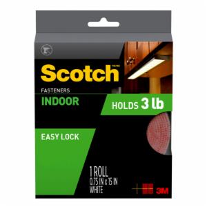 Scotch Indoor Fasteners RF4760, 3/4 in x 15 ft (19,0 mm x 4,57 m) White 1 Set of Strips image Scotch Indoor Fasteners RF4760, 3/4 in x 15 ft (19,0 mm x 4,57 m) White 1 Set of Stripsimage