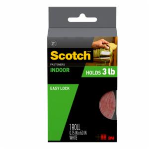 Scotch Indoor Fasteners RF4740, 3/4 in x 5 ft (19,0 mm x 1,52 m) White 1 Set of Strips image Scotch Indoor Fasteners RF4740, 3/4 in x 5 ft (19,0 mm x 1,52 m) White 1 Set of Stripsimage