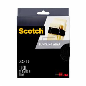 Scotch Bundling Wrap RF3750, 1.5 in x 30 ft (38,1 mm x 9,1 m) Black image Scotch Bundling Wrap RF3750, 1.5 in x 30 ft (38,1 mm x 9,1 m) Blackimage