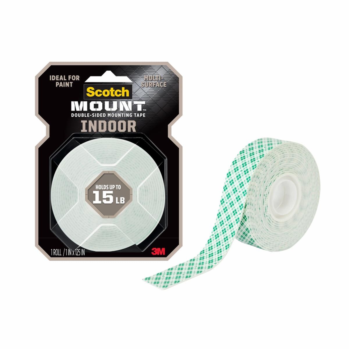 Scotch-Mount Indoor Double-Sided Mounting Tape 314H-MED