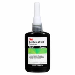 3M™ Scotch-Weld Threadlocker TL90, Green, 50 mL Bottle, 10/caseimage