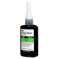 A 3M Scotch-Weld Threadlocker TL90, Green, 50 mL Bottle