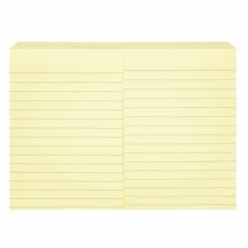 Lot De 3 Blocs-notes Lignés 21,6 X 29,8 Cm - Papier Jaune Canany 9,5 Kg - 30 Feuilles Par Bloc