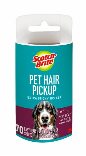 Scotch-Brite Pet Hair Pickup Lint Roller Refill 839RFS-70, 4.0 in x 36.2 ft (10.1 cm x 11.0 m), 6/1 image Scotch-Brite Pet Hair Pickup Lint Roller Refill 839RFS-70, 4.0 in x 36.2 ft (10.1 cm x 11.0 m), 6/1image