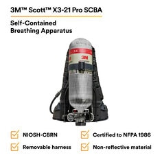 3M™ Scott™ X3-21 Pro SCBA | 3M United States