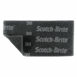 Scotch-Brite Durable Flex Hand Pad, MX-HP, SiC Ultra Fine, Gray, 4-1/2 in x 9 in, 25/Carton, 4 Cartons/Caseimage