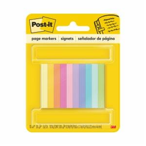 Post-it Page Marker 670-10AB, 1/2 in x 1 3/4 in (12.7 mm x 44.4 mm), 100% PEFC, SGSCH-PEFC-COC-110078image