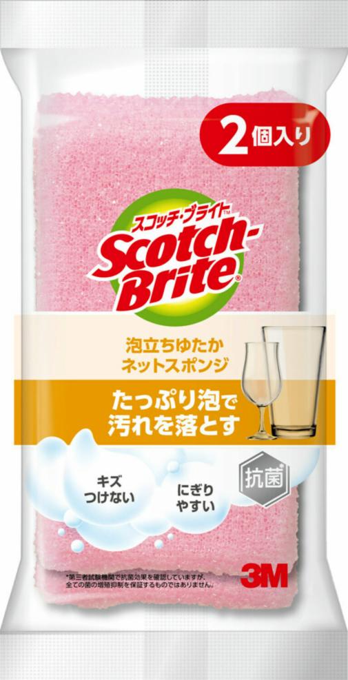 真っ白なフライングスワッグno.387 （スコッチ・ブライト™ 泡立ち 