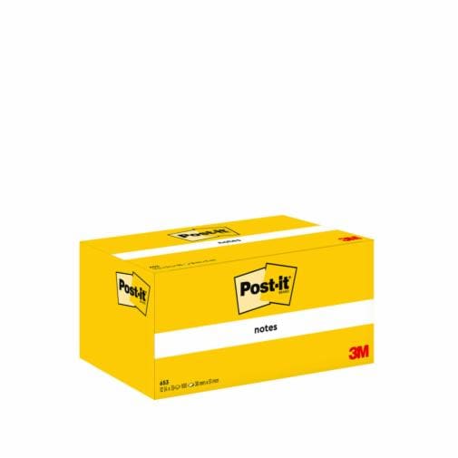 Post-it Canary Yellow Sticky Notes – 3" X 3", 90 Sheets Per Pad, Pack Of 24 Pads 11 thumbnail image