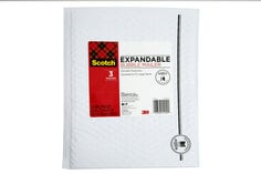Scotch™ Expandable Bubble Mailer 8914G-3, 8.5 in x 11.5 in (21.5 cm x 29.2 cm) 3 pack