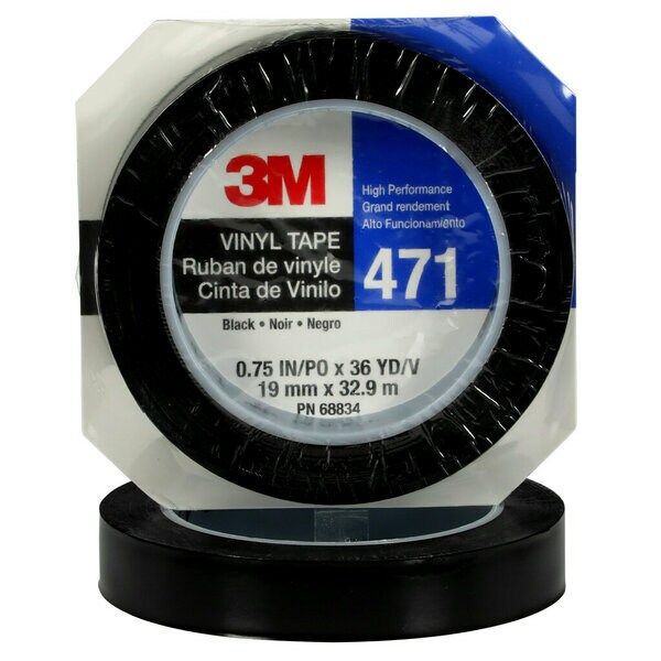 &trade; Vinyl Tape 471 Black
