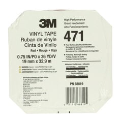 Single product image of 3M Vinyl Tape 471 Red product
