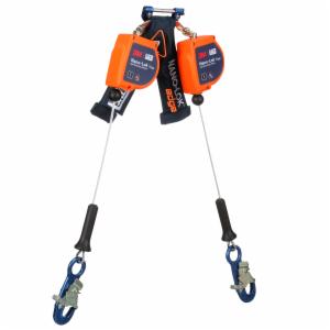 3M™ DBI-SALA Nano-Lok edge Twin-Leg Personal Self-Retracting Lifeline 3500285, Galvanized Cable, 8 ftimage