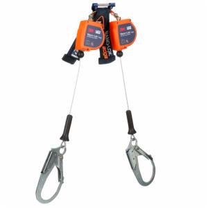 3M™ DBI-SALA Nano-Lok edge Twin-Leg Personal Self-Retracting Lifeline 3500284, Galvanized Cable, 7 ftimage