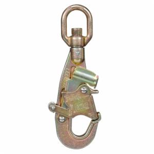 3M™ Double Locking Swiveling Snap Hook 9502195, Zinc Plated Steel, 3600 lb Gate, 0.75 in Throatimage