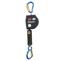 A 3M DBI-SALA Nano-Lok Self-Retracting Lifeline, 20ft Dyneema, Aluminum Carabiner