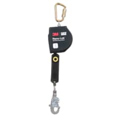A 3M DBI-SALA Nano-Lok Self-Retracting Lifeline, 20ft Dyneema, Swiveling Stainless Steel Snap Hook