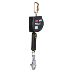 A 3M DBI-SALA Nano-Lok Self-Retracting Lifeline, 20ft Dyneema, Swiveling Stainless Steel Snap Hook