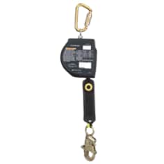 A 3M DBI-SALA Nano-Lok Self-Retracting Lifeline, 20ft Dyneema, Steel Snap Hook