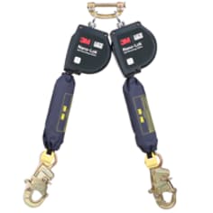 A 3M DBI-SALA Nano-Lok Self-Retracting Lifeline XL 11'TWIN, 9502116 END, ANSI