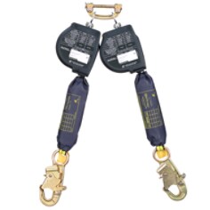 A 3M DBI-SALA Nano-Lok Self-Retracting Lifeline XL 11'TWIN, 9502116 END, ANSI