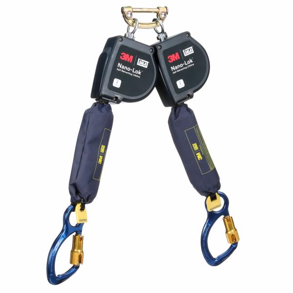 ™ DBI-SALA Nano-Lok Extended Length Twin-Leg Personal Self-Retracting Lifeline 3100610