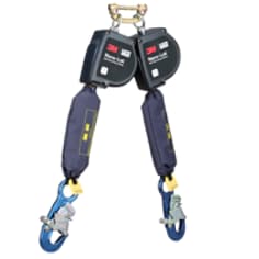 A 3M DBI-SALA Nano-Lok Self-Retracting Lifeline XL 11'TWIN, 9505254 END, ANSI
