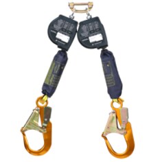 A 3M DBI-SALA Nano-Lok Self-Retracting Lifeline XL 9'TWIN, 9502058 END, ANSI