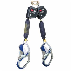 3M™ DBI-SALA Nano-Lok Extended Length Twin-Leg Personal Self-Retracting Lifeline 3100616, Web, 9 ftimage
