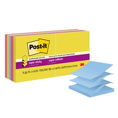 Post-it® Super Sticky Notes, 3 in. x 3 in., Summer Joy Collection