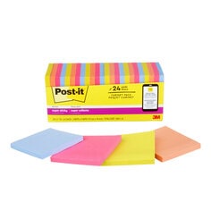 Feuillets super collants Post-it, rouge bonbon, 3 po x 3 po, blocs