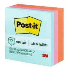 A Post-it Notes Cube 2027-PAS , 3 in x 3 in (76 mm x 76 mm)