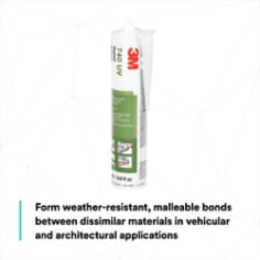Form weather-resistant, malleable bonds between dissimilar materials in vehicular and architectural applications