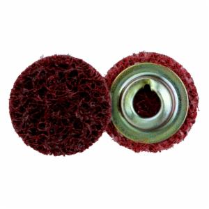 Standard Abrasives Quick Change Surface Conditioning GP Disc, 840038, A/O MED, TSM, Maroon, 3/4 in, QS75KM, 50/Car, 500 ea/Caseimage