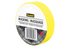 Scotch® Masking Tape, Primary Yellow, 3437-pyl